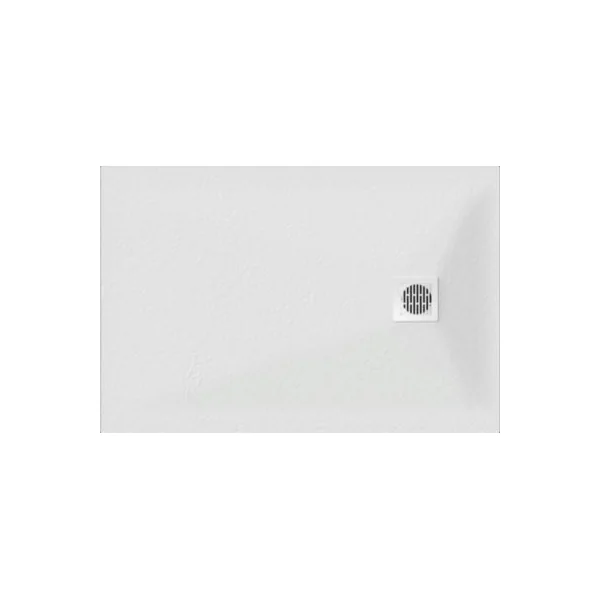 Receveur de douche 80 x 140 cm, résine, blanc, Douro GoodHome