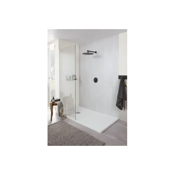 Receveur de douche 80 x 80 cm en acrylique, gris mat, Villeroy & Boch Exklusive