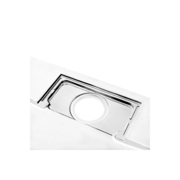 Receveur de douche 90 x 140 cm, effet pierre blanche, Schulte