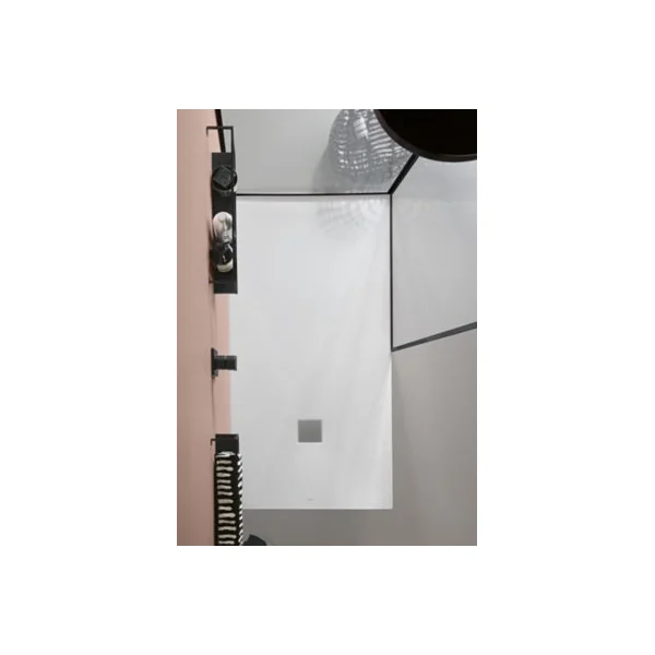 Receveur de douche 90 x 170 cm en acrylique, crème texturé, Villeroy & Boch Exklusive