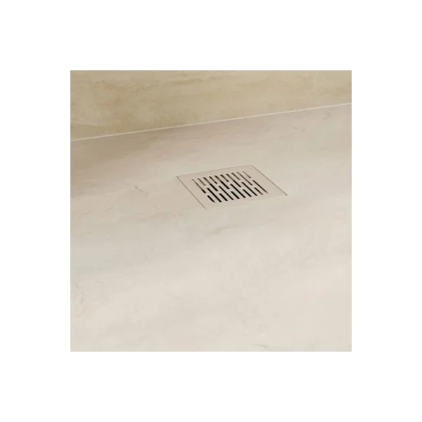 Receveur de douche 90 x 90 cm en résine cachemire GoodHome Douro
