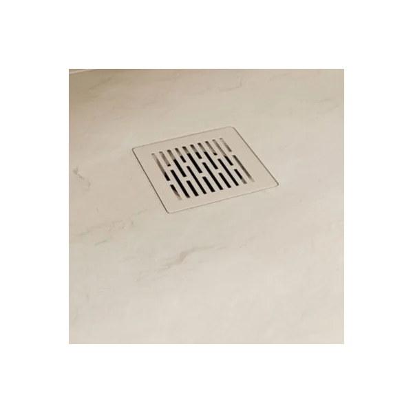 Receveur de douche 90 x 90 cm en résine cachemire GoodHome Douro