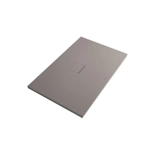 Receveur de douche à poser 100 x 180 cm, gris, Villeroy & Boch Squaro Infinity