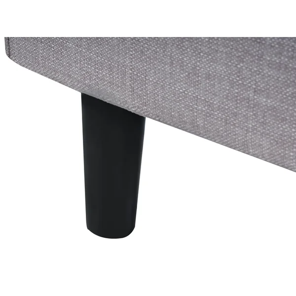 Revêtement de cadre de lit FITOU 120 x 200 cm Gris clair