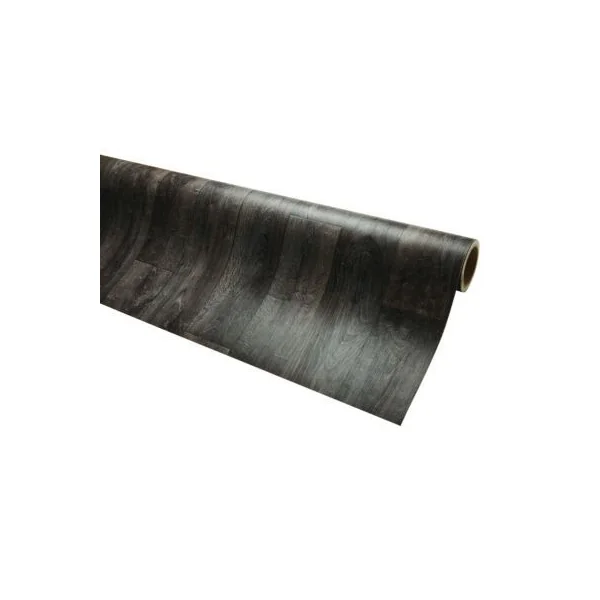 Revêtement sol PVC Funtex Factory gris anthracite 4 m (vendu au m²)