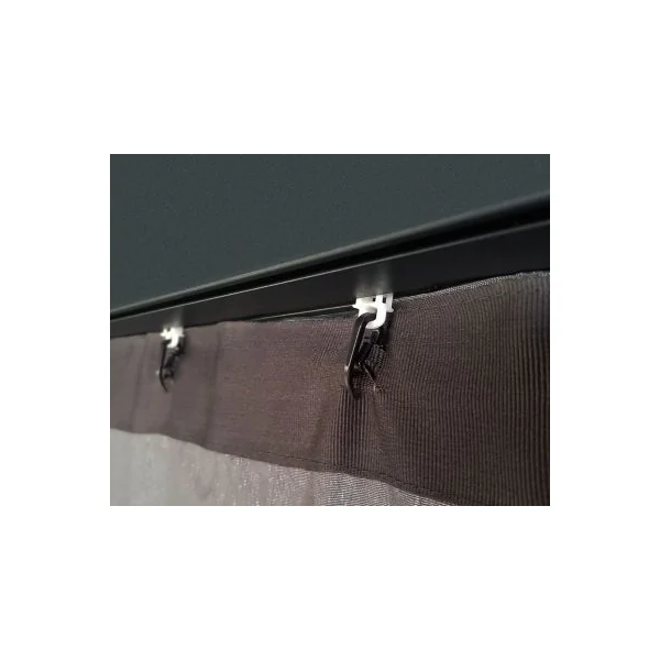 Rideau manuel gris pour pergola Dallas Canopia l.4,35 x h. 2,12 m