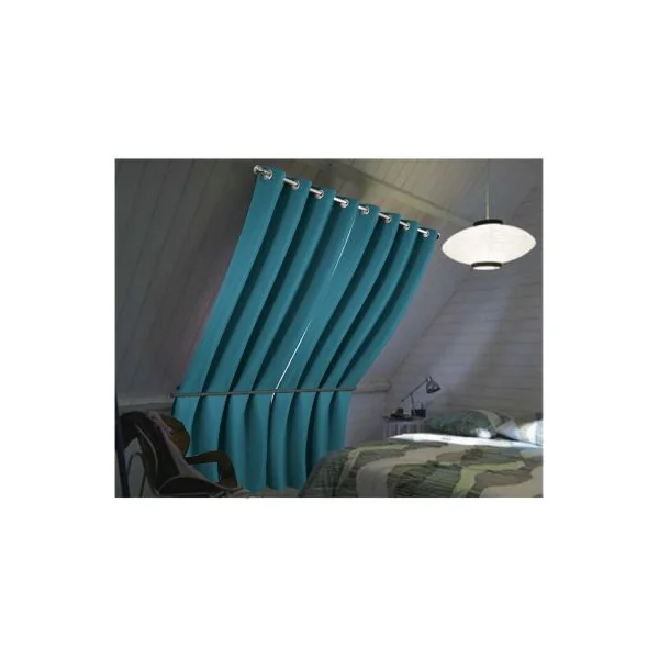 Rideau occultant Minos bleu 140 x 240 xm