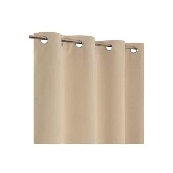 Rideau occultant à oeillets Eve beige écru L.240 x l.135cm JBY Creation