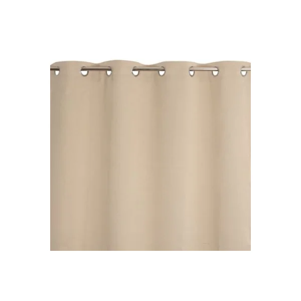 Rideau occultant à oeillets Eve beige écru L.240 x l.135cm JBY Creation