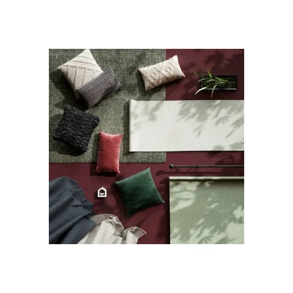 Rideau tamisant à œillets effet froissé Castellano gris anthracite l.140 x H.260cm GoodHome