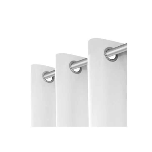 Rideau tamisant à œillets Hiva ivoire l.140 x H.260 cm GoodHome