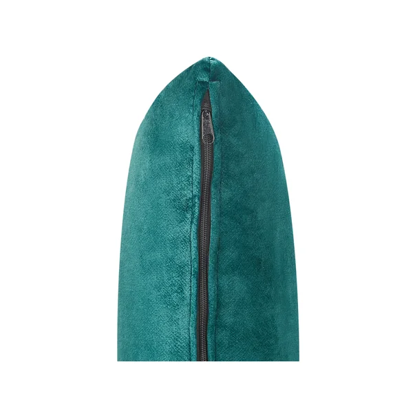 Right-Hand Chaise Lounge LATTES II Velvet Emerald Green with Cushion