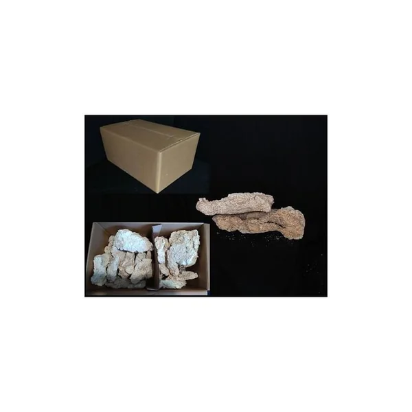 Roches sèches à encastrer pour aquarium d'eau de mer Eco Reef - 1 kg