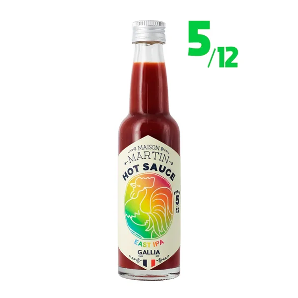 Sauce piquante houblonnée bière East IPA citron 100g – puissance 5/12
