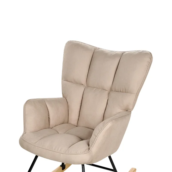 Schaukelsessel OULU Stoff Beige