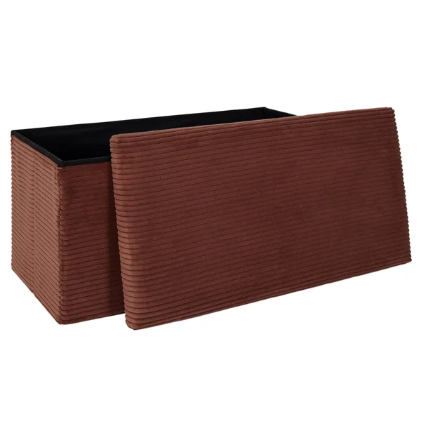 SCOTT COFFRE BANC PLIABLE COTELE TERRACOTTA