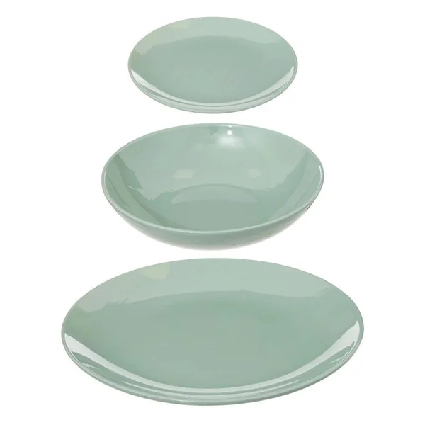 SERVICE VAISSELLE 18 PIECES COLORAMA MINT