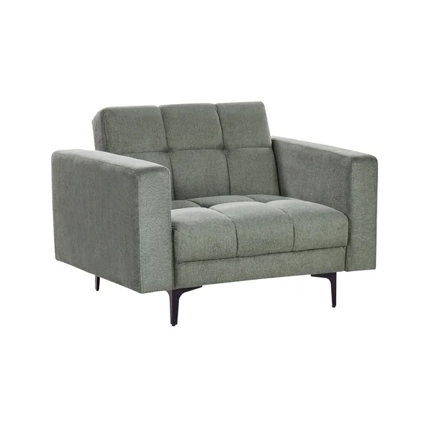 Sessel ALNES Stoff Dunkelgrün