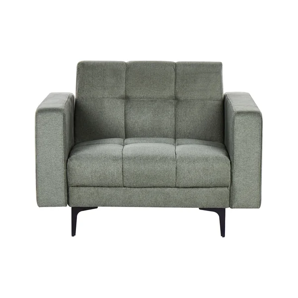 Sessel ALNES Stoff Dunkelgrün