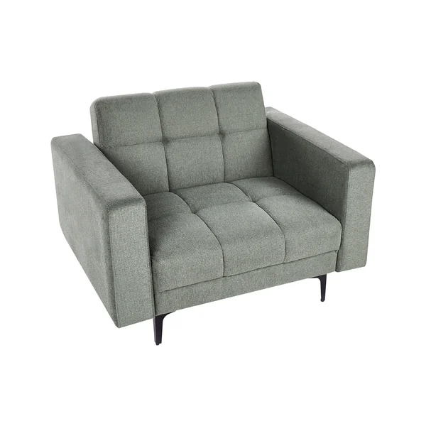 Sessel ALNES Stoff Dunkelgrün
