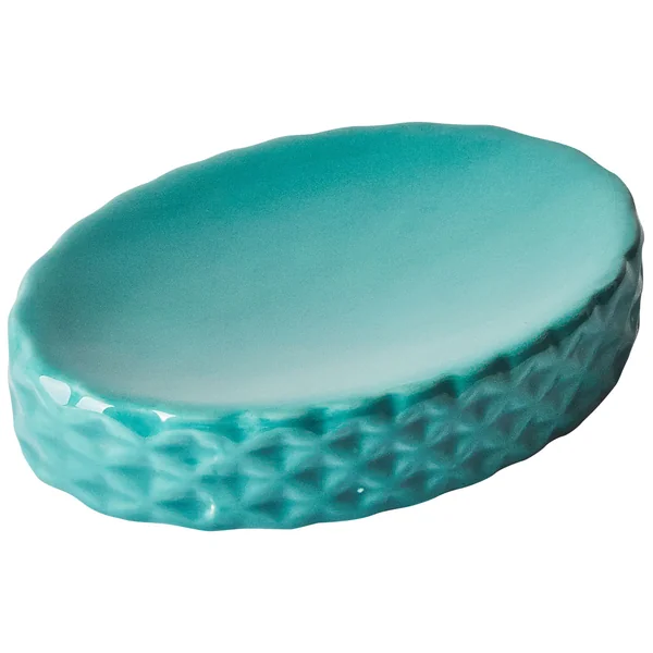 Set de 4 accessoires de salle de bain GUATIRE Céramique Turquoise