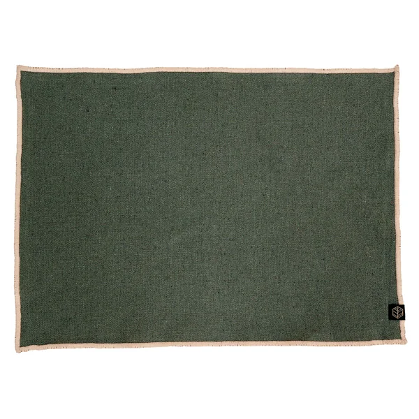 Set de table en lin et coton kaki 35x45cm - Corte