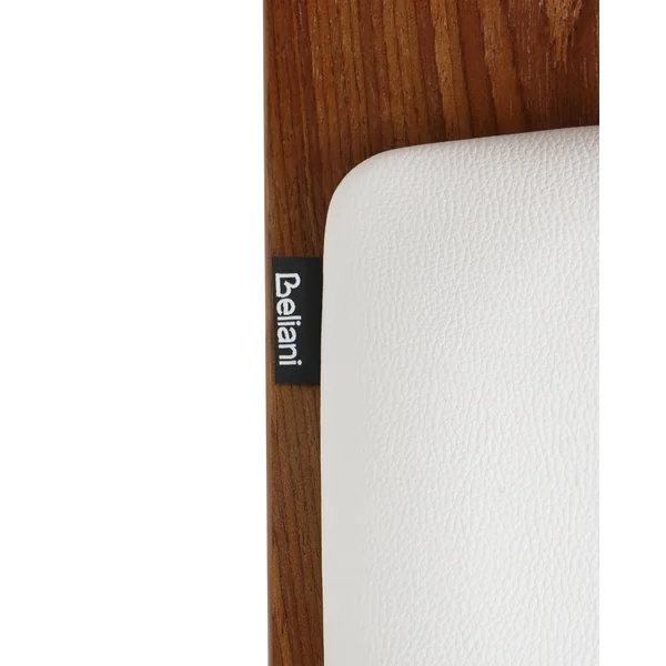 Set of 2 Bar Chairs PETERSBURG Faux Leather White/ Black