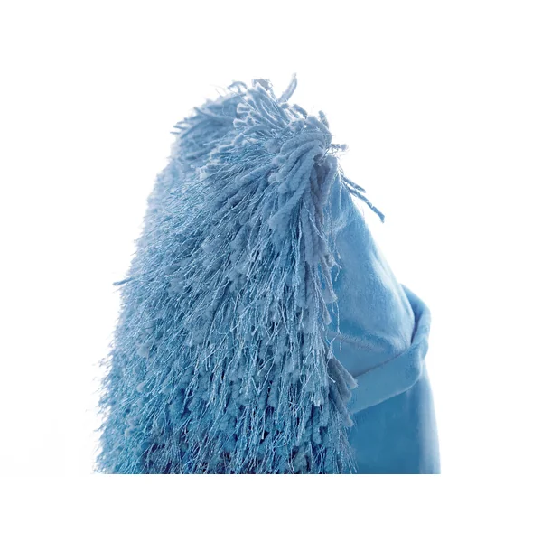 Set of 2 Decorative Cushions CIDE 45 x 45 cm Blue Solid