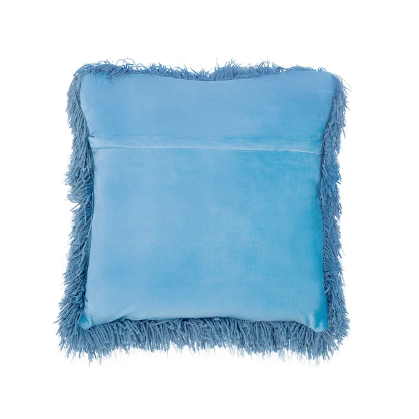 Set of 2 Decorative Cushions CIDE 45 x 45 cm Blue Solid