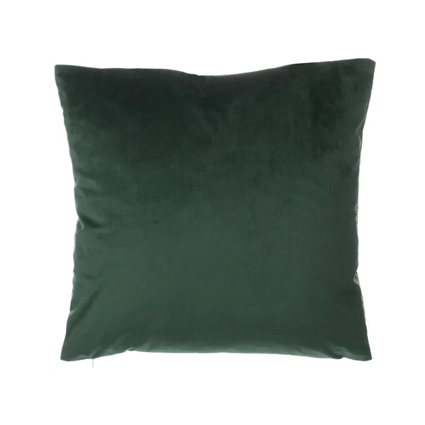 Set of 2 Decorative Cushions FREESIA Velvet 45 x 45 cm Dark Green Plant Pattern