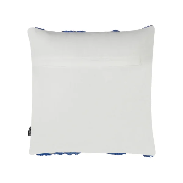 Set of 2 Decorative Cushions HAZEL Cotton 45 x 45 cm White Geometric Pattern