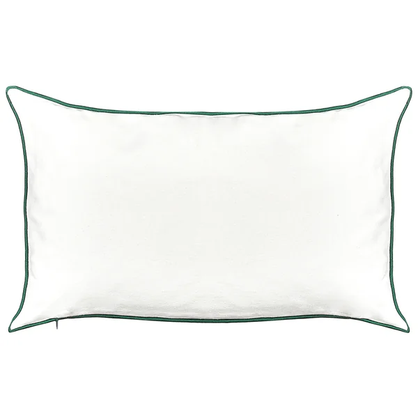 Set of 2 Decorative Cushions JOYCANDY Cotton 30 x 50 cm White Christmas Motif