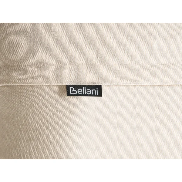 Set of 2 Decorative Cushions POMETIA Cotton 30 x 50 cm Beige Floral Pattern