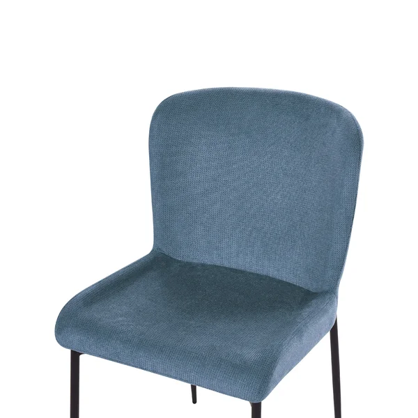 Set of 2 Dining Chairs ADA Fabric Blue
