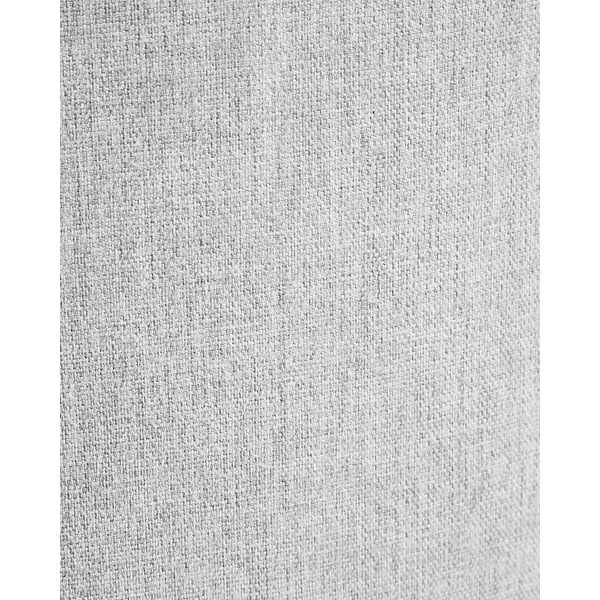 Set of 2 Dining Chairs MINA Fabric Light Grey