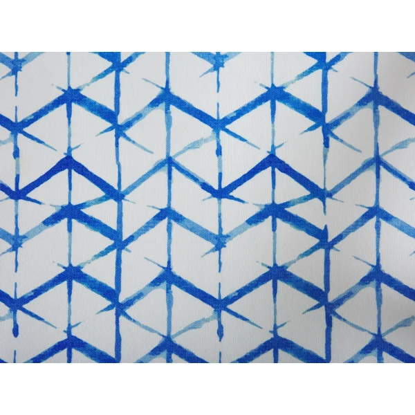 Set of 2 Sun Lounger Replacement Fabrics ANZIO/AVELLINO 113 x 44 cm Blue