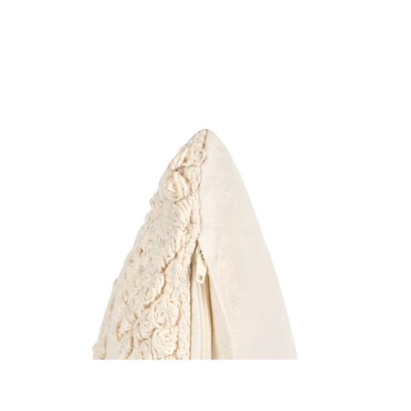 Set van 2 sierkussens CATALPA Katoen 45 x 45 cm Wit geometrisch patroon