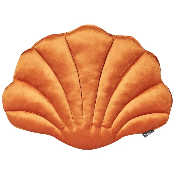 Set van 2 sierkussens CONSOLIDA Fluweel 47 x 35 cm Oranje effen
