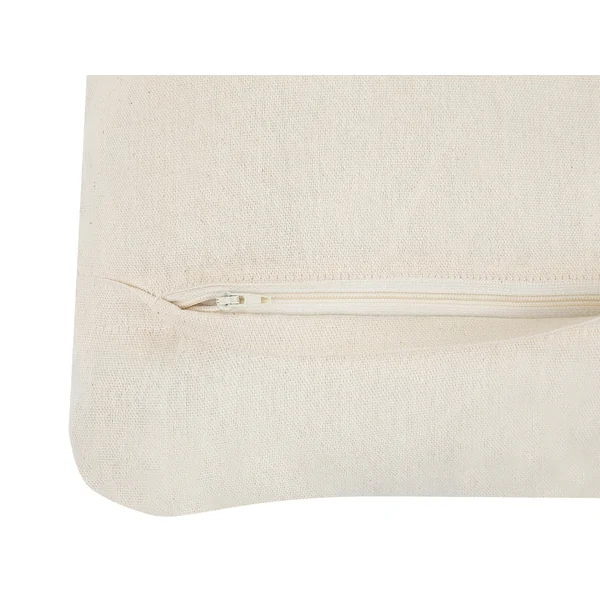 Set van 2 sierkussens ESENKOY Katoen 50 x 50 cm Lichtbeige geometrisch patroon