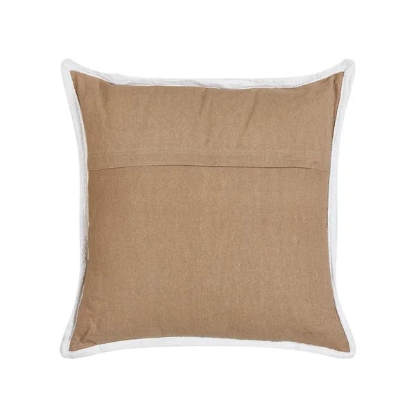 Set van 2 sierkussens IANTHE Katoen 45 x 45 cm Bruin effen