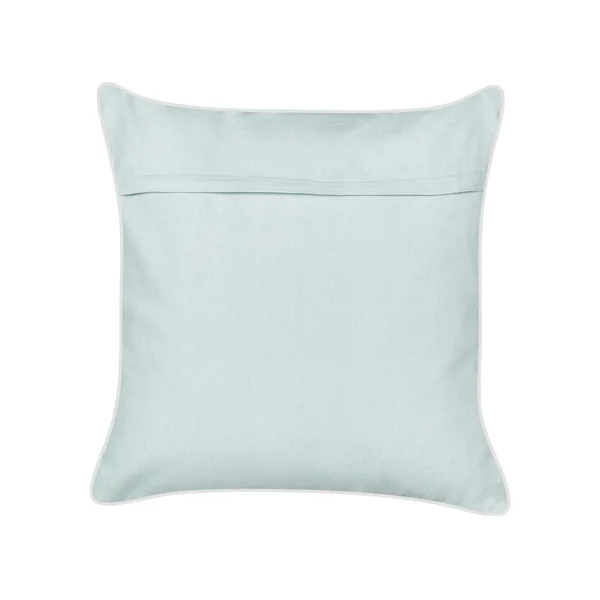 Set van 2 sierkussens LAMINARIA Fluweel 45 x 45 cm Lichtblauw dierenprint