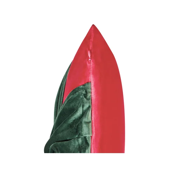 Set van 2 sierkussens MARSHMALLOW Fluweel 45 x 45 cm Rood kerstmotief
