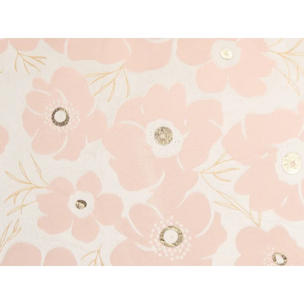 Set van 2 sierkussens TRITELEIA Fluweel 45 x 45 cm Roze bloempatroon