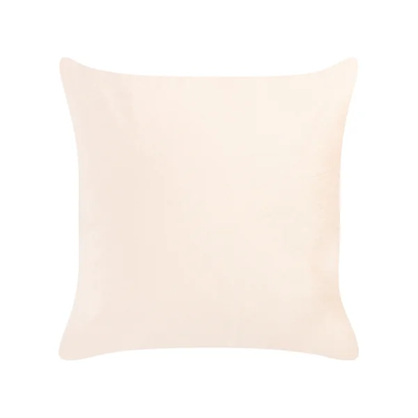 Set van 2 sierkussens YARROW Fluweel 45 x 45 cm Beige geometrisch patroon