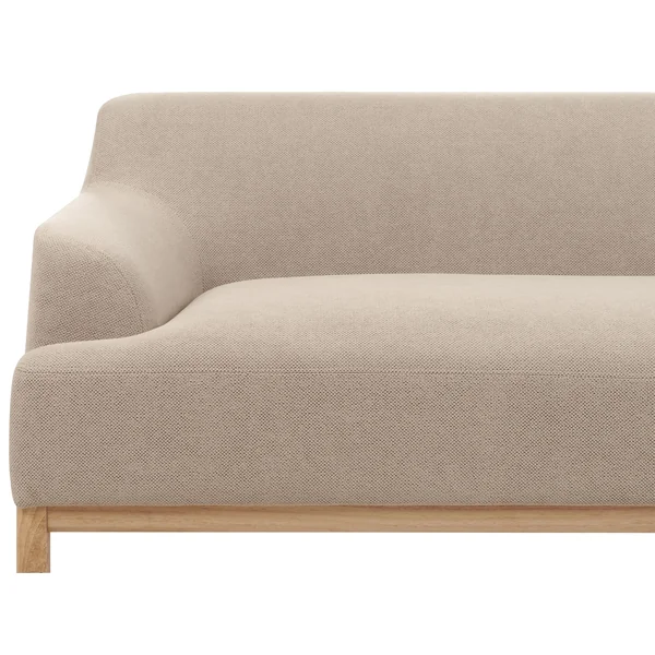Sofa 3 Seater SOSJO Fabric Taupe