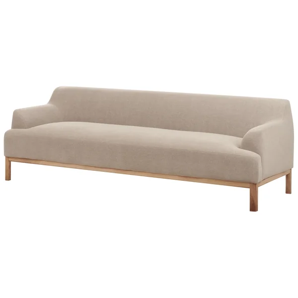 Sofa 3 Seater SOSJO Fabric Taupe