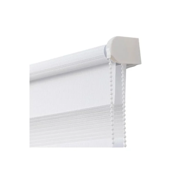 Store enrouleur jour / nuit sans perçage Elin 2 blanc cassé l.45 x H.140cm Goodhome