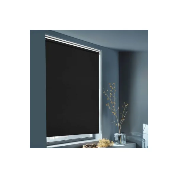 Store enrouleur occultant sans perçage Boreas 2 noir l.160 x H.240cm Goodhome