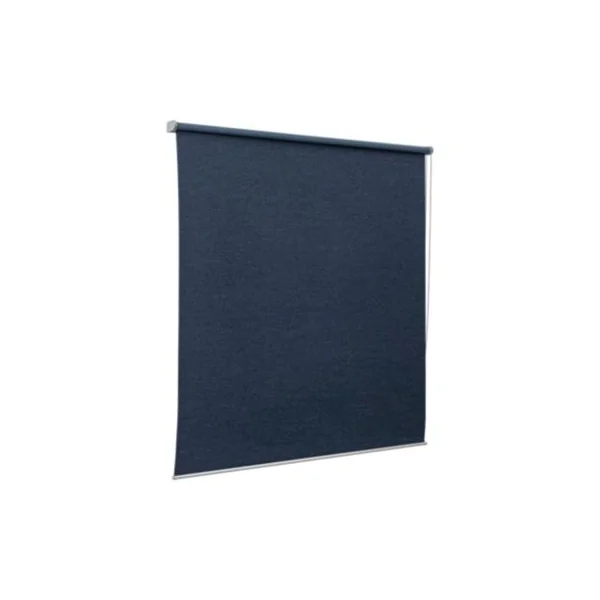 Store enrouleur occultant sans perçage Iwerne bleu marine l.160 x H.180cm Goodhome