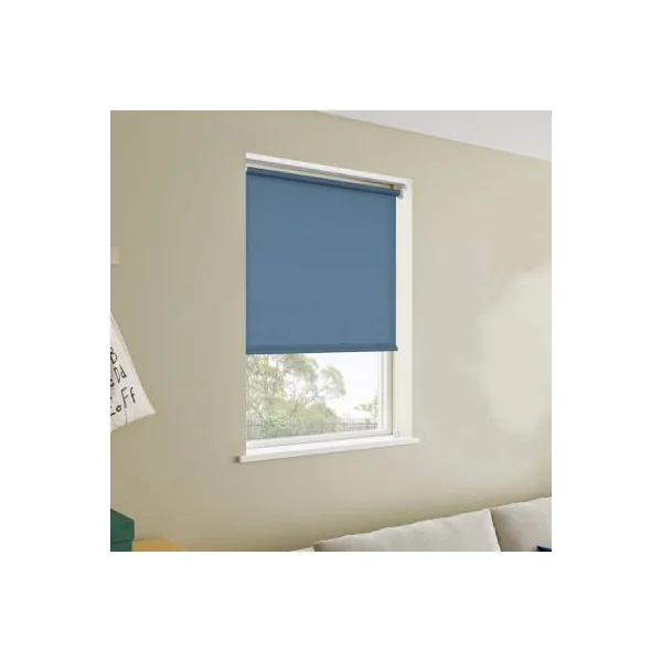 Store enrouleur tamisant sans perçage Halo 2 bleu l.55 x H.180cm Goodhome